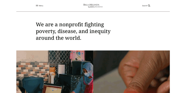 Gates Foundation Website