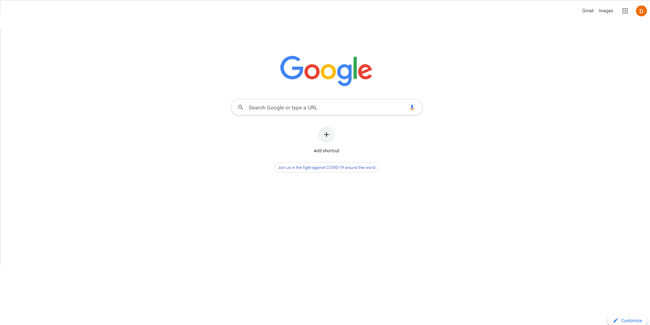 Google Homepage