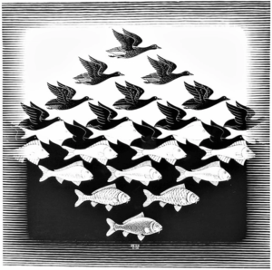 M.C. Escher Negative Space