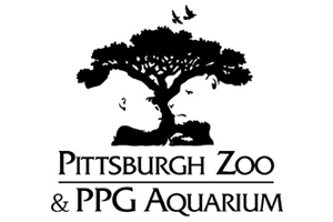 Pittsburgh Zoo negative space logo